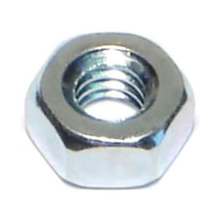 Midwest Fastener Hex Nut, 1/4"-20, Steel, Grade 5, Zinc Plated, 100 PK 06815